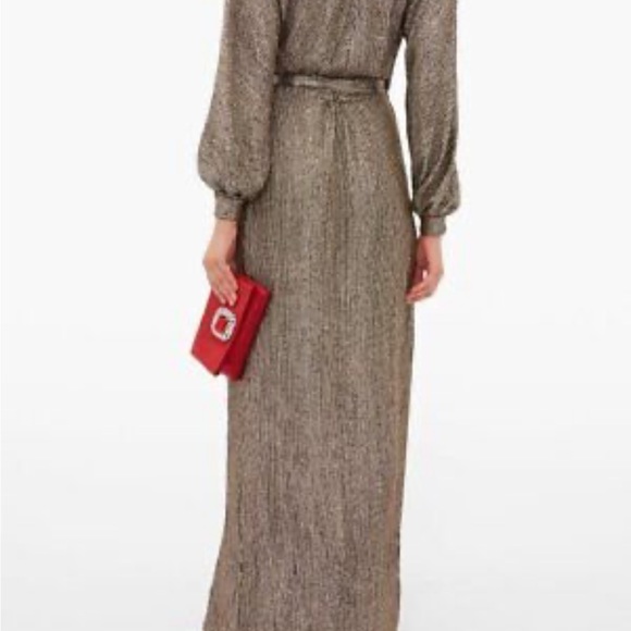Maria Lucia Hohan sequin wrap dress. - Picture 4 of 7